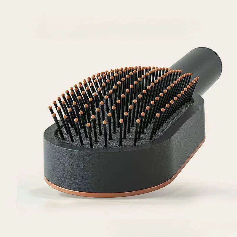 Luxe self cleaning hairbrush