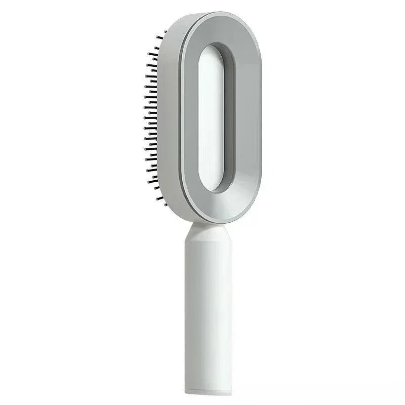 Luxe self cleaning hairbrush